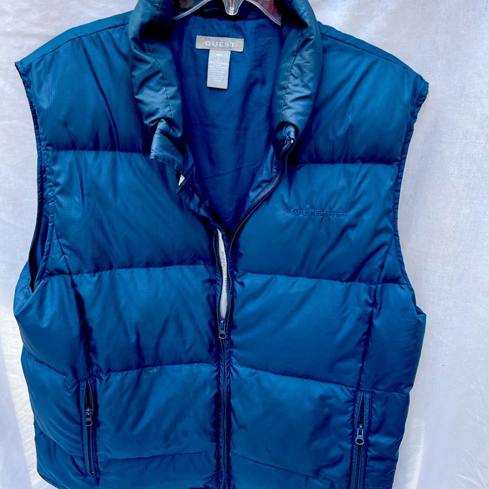 Mens blue vest